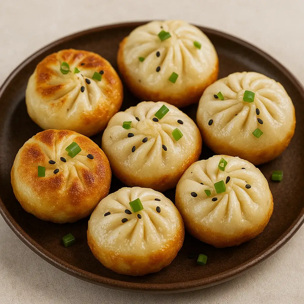 Hình ảnh Bánh bao tôm thịt trứng cút 