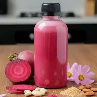 Hình ảnh Sữa hạt thuần chay củ dền