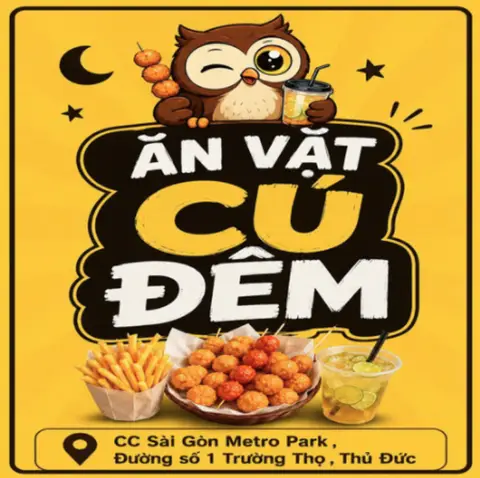 Hình ảnh Ăn Vặt Cú Đêm - Bánh Khoai Mỡ, Trà Chanh & Yogurt Đá Việt Quốc - Đường Số 1