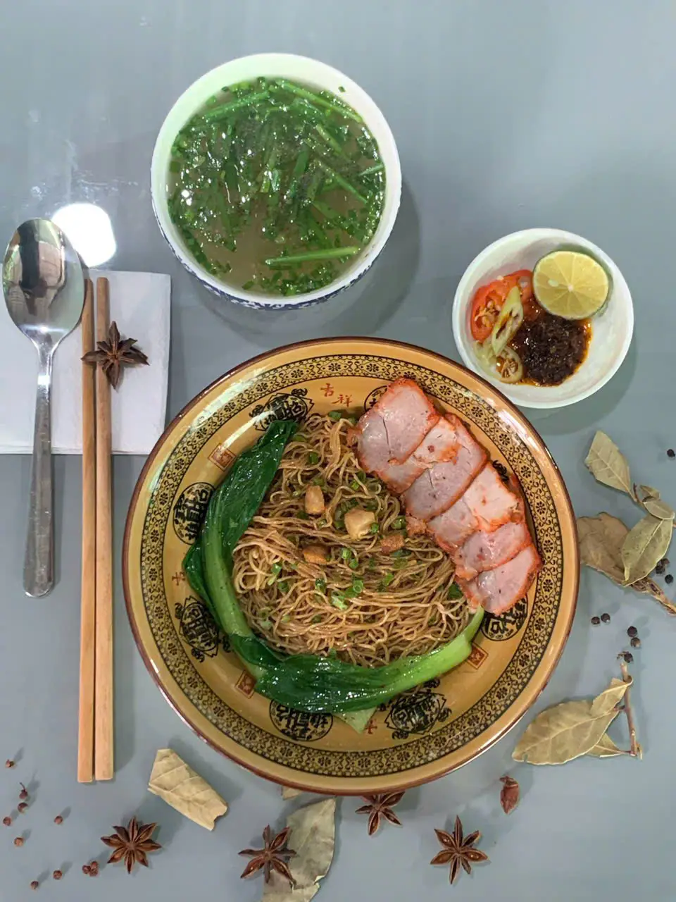 Hình ảnh Hủ Tiếu Mì Xá Xíu