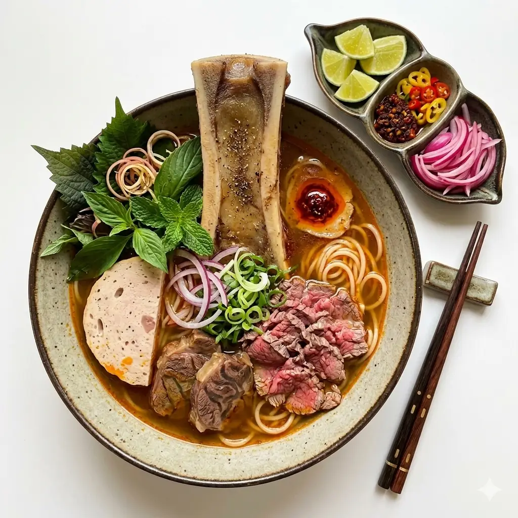 Hình ảnh Bún bò đặc biệt sườn
