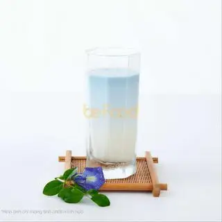 Hình ảnh Sữa tươi hoa đậu biếc