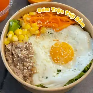 Hình ảnh Cơm trộn thịt bằm