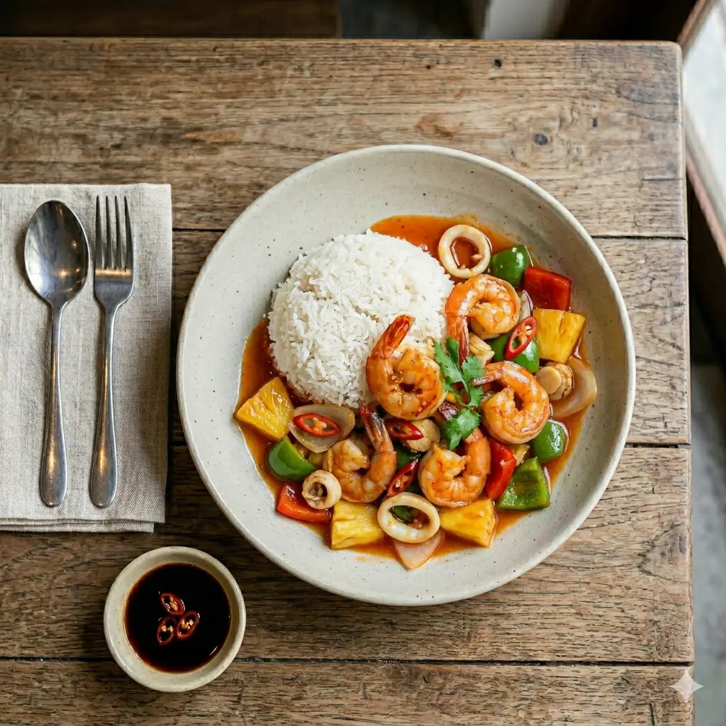 Hình ảnh Cơm xào hải sản