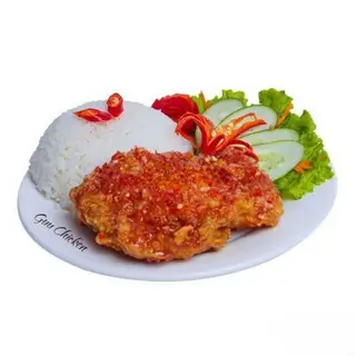 Hình ảnh Cơm gà má đùi