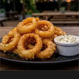 Hình ảnh Crispy onion ring with mayo