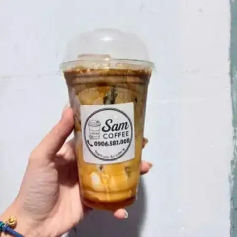 Hình ảnh Cà phê latte caramel - size L