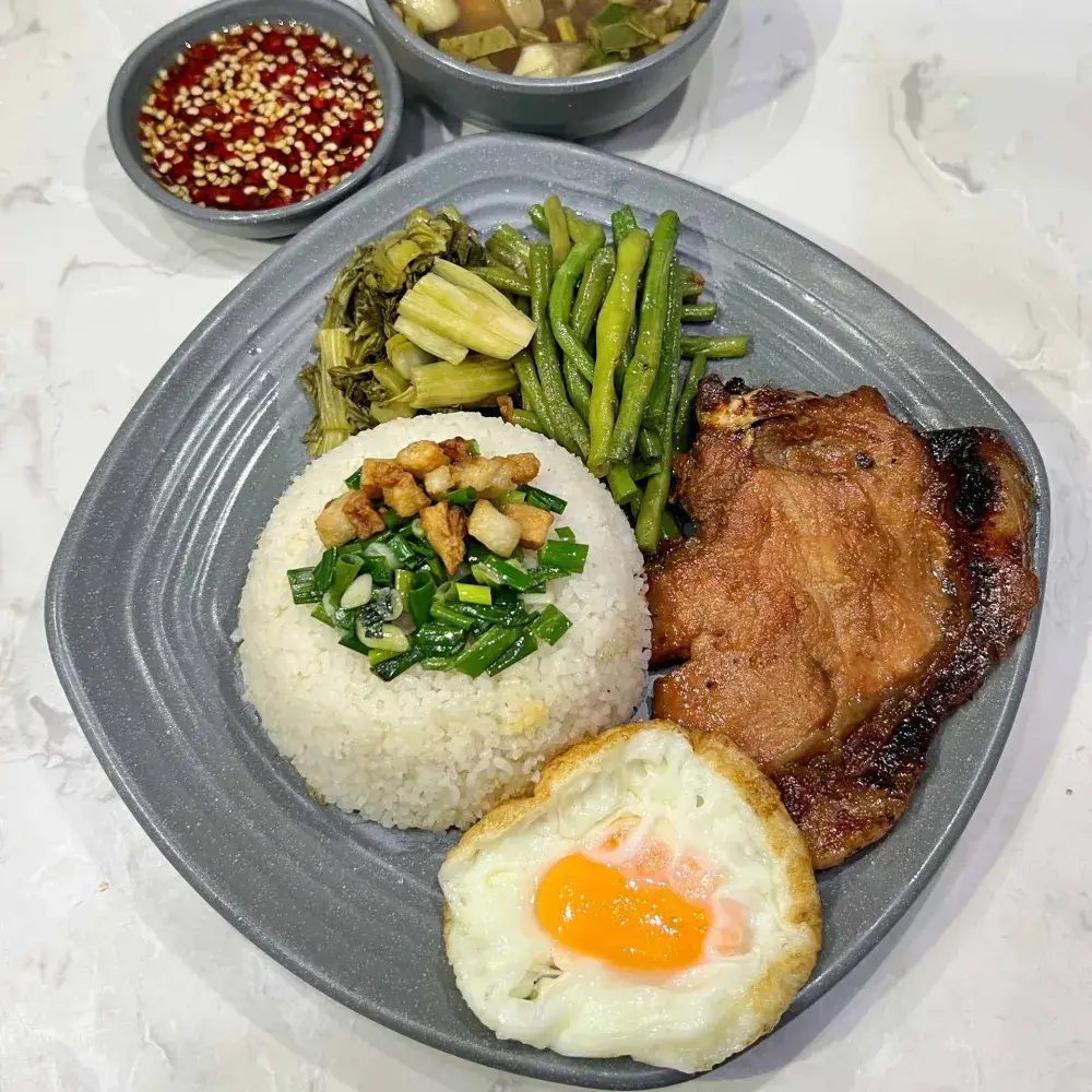 Hình ảnh Combo cơm sườn trứng - Coca Cola