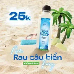 Hình ảnh Chai nước rau câu Fairy - không đường