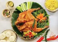 Hình ảnh Gà nướng mắm nhĩ nguyên con
