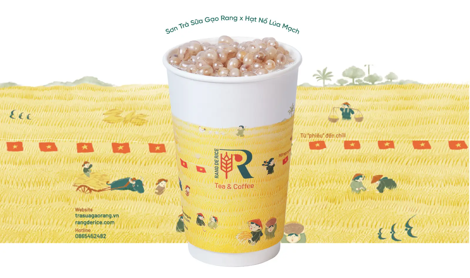 Hình ảnh Trà Sữa Gạo Rang De Rice - Trần Quang Long