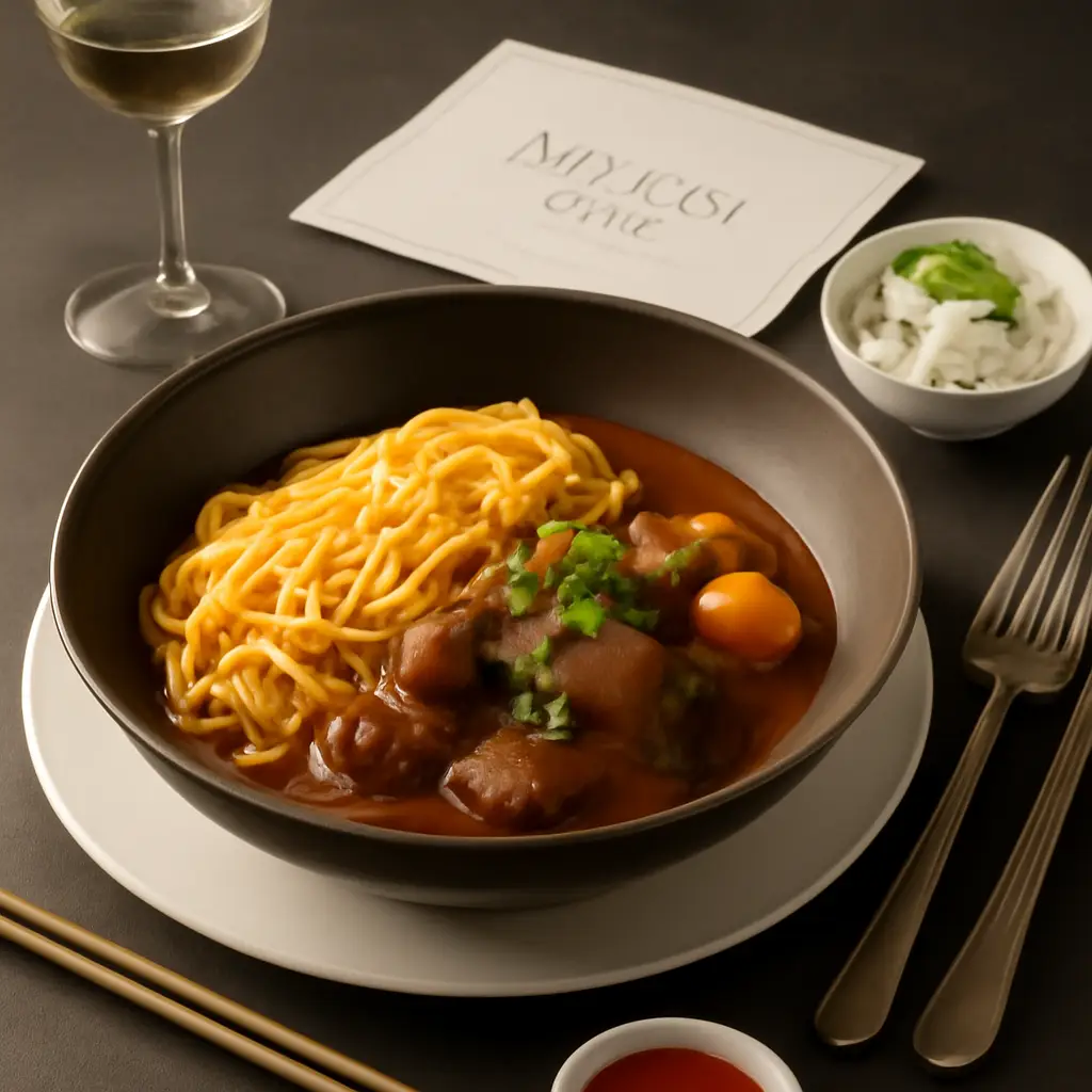 Hình ảnh Hủ tíu mì bò kho