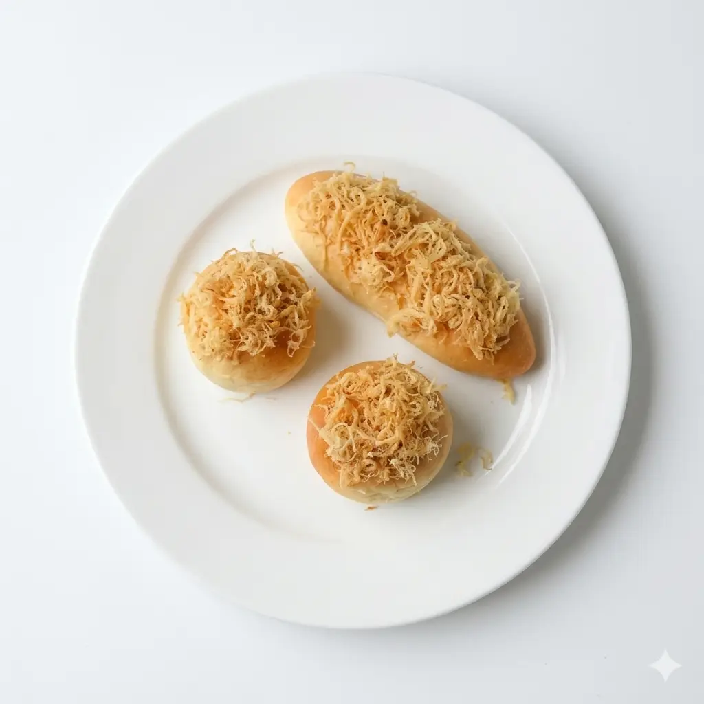 Hình ảnh Bánh mì chà bông trứng muối