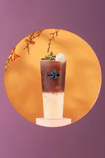 Hình ảnh Latte vải thiều