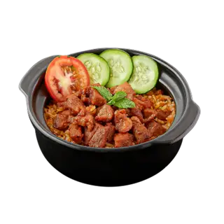 Hình ảnh Cơm thố xá xíu