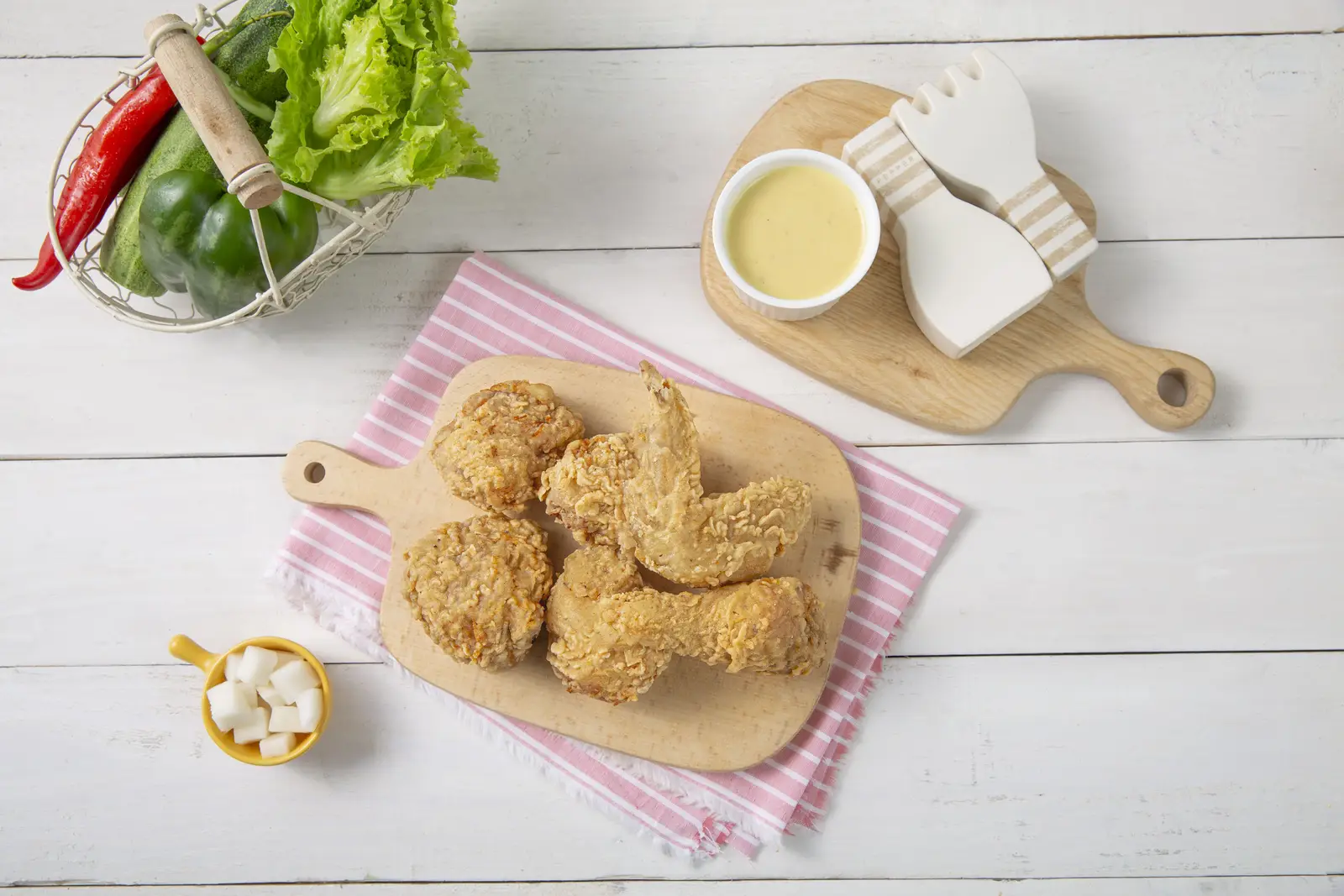 Hình ảnh Gà nửa con sốt mù tạt mật ong