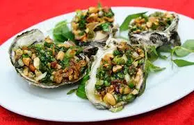 Hình ảnh Hàu nướng tiêu xanh