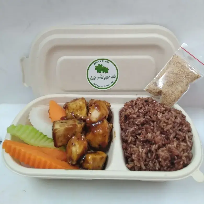 Hình ảnh Cơm Lứt Gà Nướng Sốt Teriyaki
