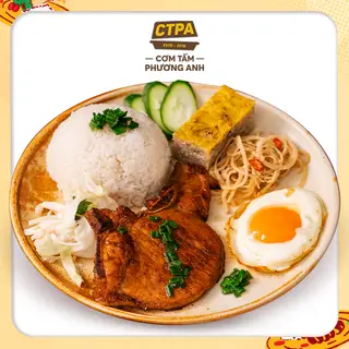 Hình ảnh Cơm tấm sườn bì chả trứng ốp