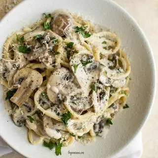 Hình ảnh Mỳ Ý spaghetti sốt liên hoa chay
