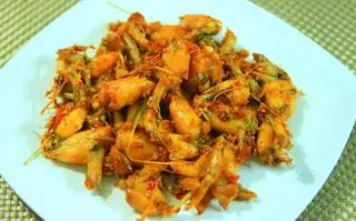 Hình ảnh Ếch xào sả ớt