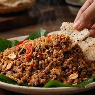 Hình ảnh Xào bò bánh đa