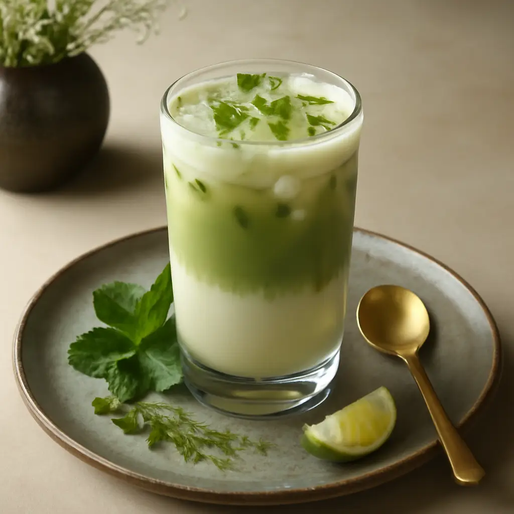 Hình ảnh Hồng trà dưa lưới lắc