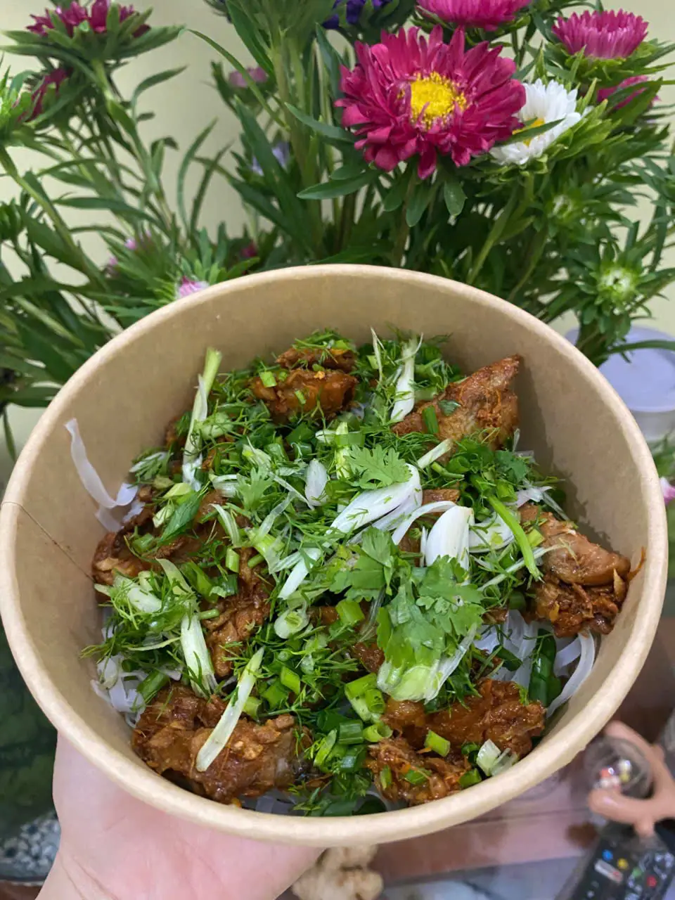 Hình ảnh Bánh đa cá rô đồng Quỳnh Côi 