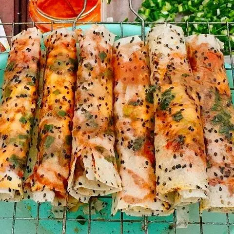 Hình ảnh BÁNH TRÁNG NƯỚNG MẮM RUỐC BÌNH THUẬN - Man Thiện