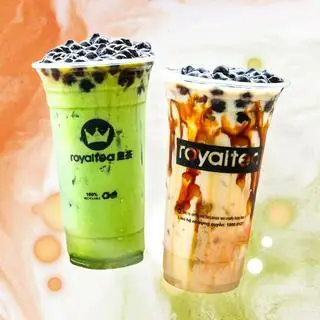 Hình ảnh Combo 3  - 3 matcha trân châu đường đen Royal - 3 sữa tươi trân châu đường đen Royal