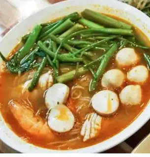 Hình ảnh Bún Thái cá viên (bao gồm hộp)