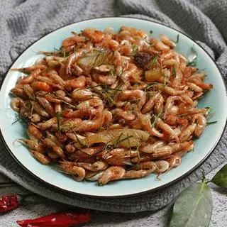 Hình ảnh Cơm tôm đất rang lá chanh
