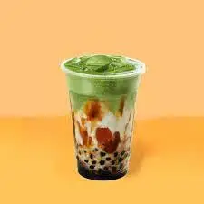 Hình ảnh Sữa tươi matcha đường đen - size L