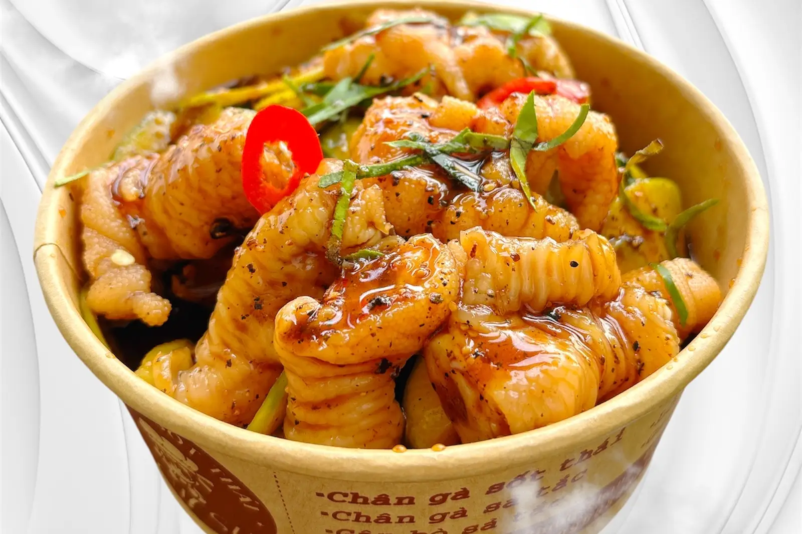 Hình ảnh Sứa, Chân Gà Sốt Thái & Bánh Tráng Trộn Chị Su - Lý Chính Thắng