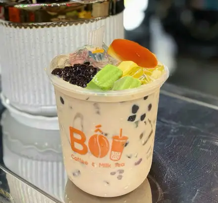 Hình ảnh Trà Sữa Truyền Thống Full Topping (ko flan)