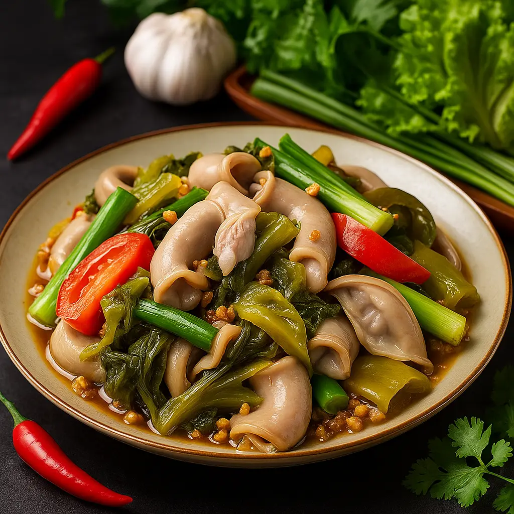 Hình ảnh Lòng xào dưa