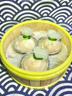 Hình ảnh Dimsum há tôm thịt nấm