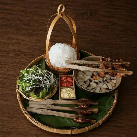 Hình ảnh Bún Chả Que Tre - Lừng - Võ Chí Công