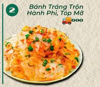 Hình ảnh Bánh tráng trộn hành phi - top mỡ