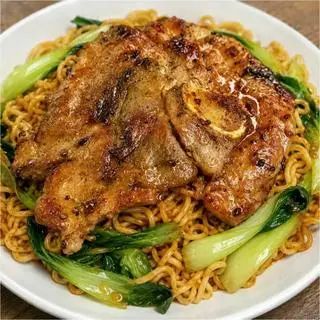 Hình ảnh Mì xào sườn chiên