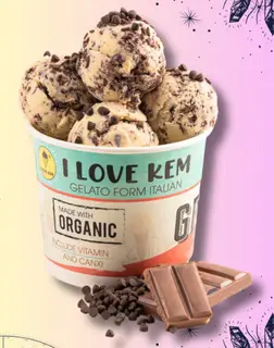 Hình ảnh Kem vani vụn soôcla giòn 