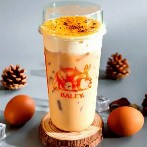 Hình ảnh Trà sữa kem trứng nướng