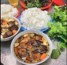 Hình ảnh Bún chả Hà Thành thêm thịt