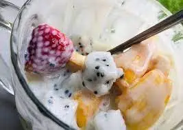 Hình ảnh Trái cây dầm sữa chua