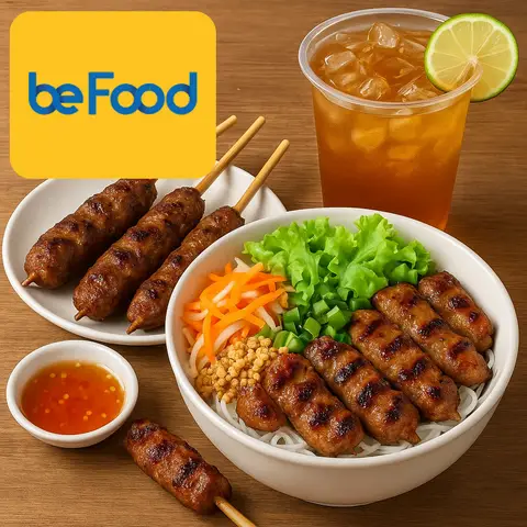 Hình ảnh Bún Thịt Nướng & Trà Trái Cây Healthy - Đường Số 5