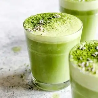 Hình ảnh Matcha latte kem muối