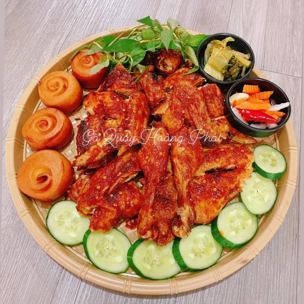Hình ảnh Gà quay bánh bao