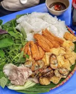 Hình ảnh Bún đậu chân giò - nem rán