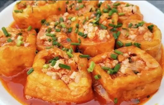Hình ảnh Cơm đậu nhồi thịt sốt cà chua