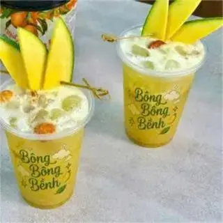 Hình ảnh Green mango - blueberry - shredded pork skin tea